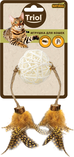 

Игрушка для кошек Triol Natural Талисман 35 см