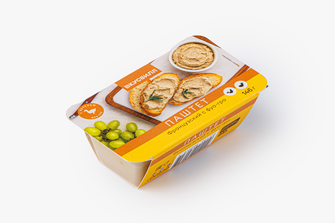 

Паштет ВкусВилл Французский с фуа-гра 146 г