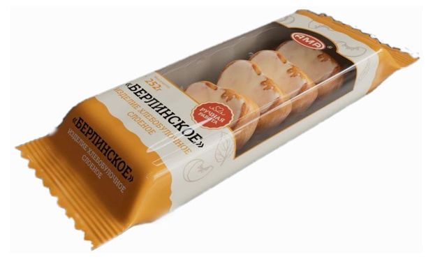 

Изделие хлебобулочное Ама слоеное Берлинское новое, 252 г