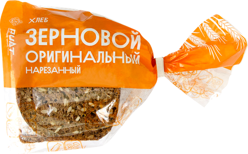 

Хлеб Риат-Хлеб Зерновой оригинальный половинка в нарезке 300 г