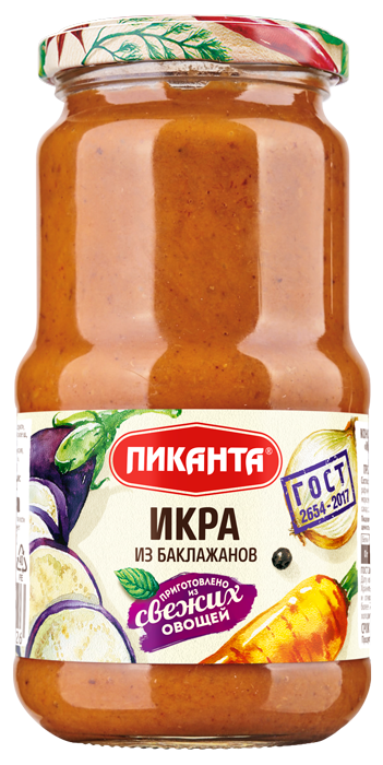

Икра Пиканта из баклажанов 450 г