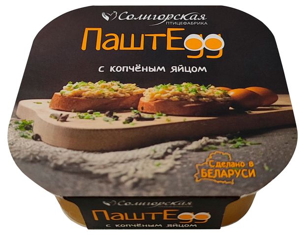 

Крем ПаштEgg Солигорская птицефабрика с копченым яйцом 140 г