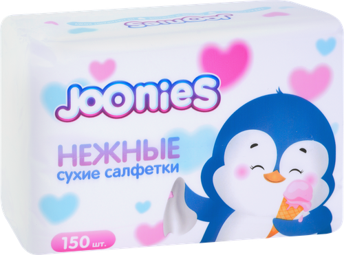 

Бумажные салфетки для детей Joonies 150 шт.