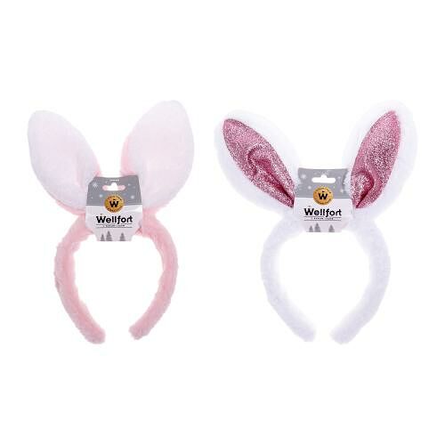 Ободок Wellfort Зайчик с ушками 522801F, 1 шт., цвет в ассортименте