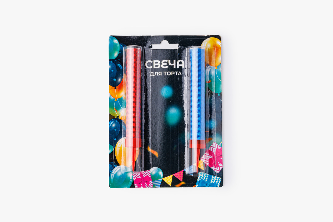

Свечи для торта фонтан 2 шт.