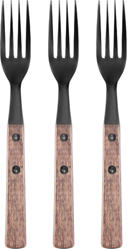 

Набор вилок для стейка Platinum choice нержавеющая сталь, деревянная ручка 3 шт.