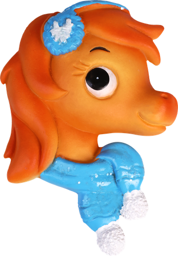 

Магнит Homeclub Новогодняя Лошадка 6.7 см дизайн в ассортименте