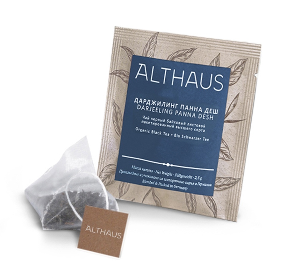 

Чай черный Althaus Dardjeeling Panna Desh пакетированный 15х2.5г, Германия