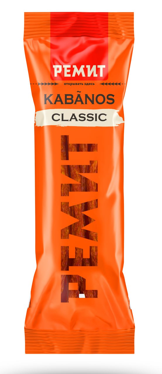 

Колбаски сырокопчёные Kabanos Ремит Classic 70 г