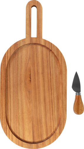 

Доска овальная Homeclub Nord 40 х 18 х 1.5 см с ножом для сыра