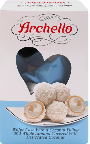 

Конфеты Archello с цельным миндалем, в кокосовой обсыпке 80 г