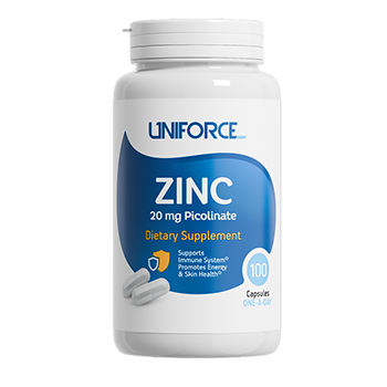 

Uniforce Цинк пиколинат капсулы 20 мг 100 шт.