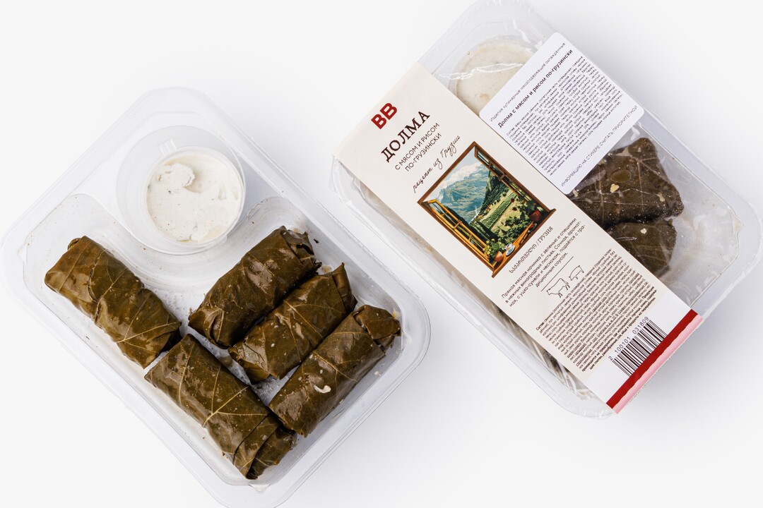 

Долма ВкусВилл с мясом и рисом по-грузински 160 г