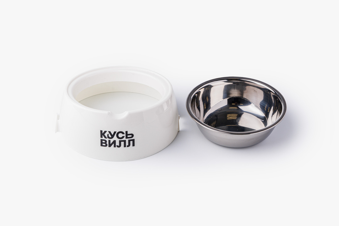 

Миска для животных Кусьвилл белая 300 мл