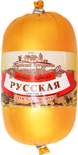 

Колбаса вареная Лядовские продукты Новосибирская птицефабрика Русская категория Б 400 г