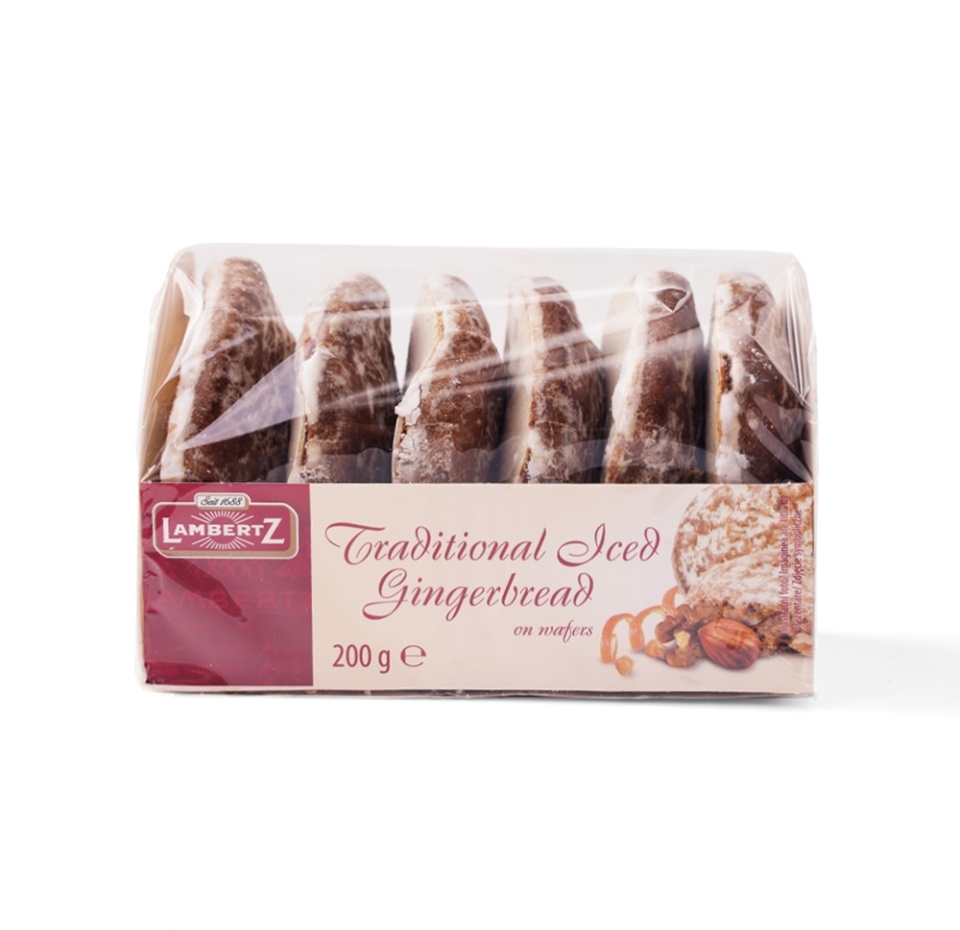 

Пряники Henry Lambertz на тонкой вафле в глазури 200 г