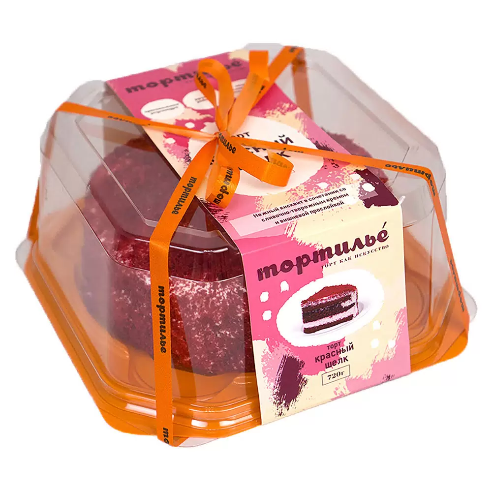 

Торт Тортилье Красный шёлк 720 г