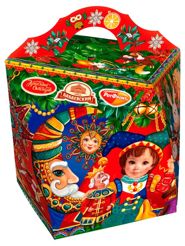 

Подарок новогодний Объединенные кондитеры Фонарик 250 г дизайн упаковки в ассортименте