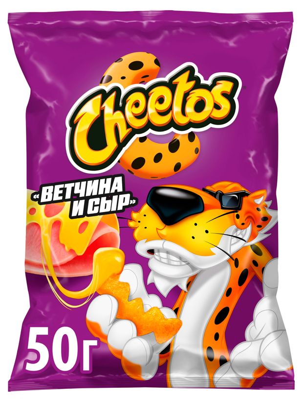 

Кукурузные снеки Cheetos Ветчина и сыр 50 г