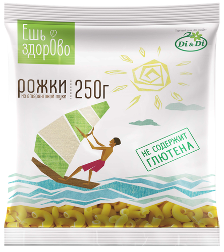 

Макароны Di&Di рожки из амарантовой муки 250 г