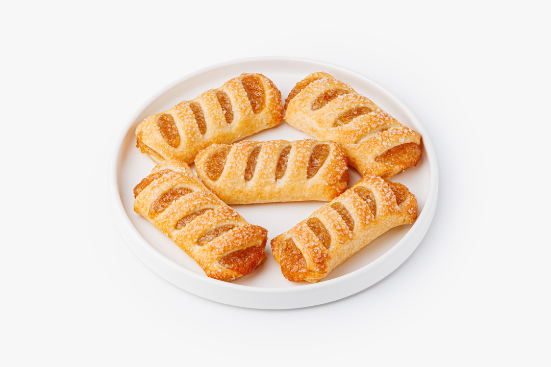 

Трубочки сдобные ВкусВилл с яблочным повидлом 150 г