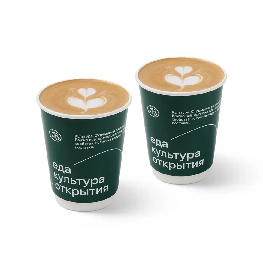 

Кофейная пара Азбука Вкуса Капучино на миндальном молоке 400 мл 2 шт.