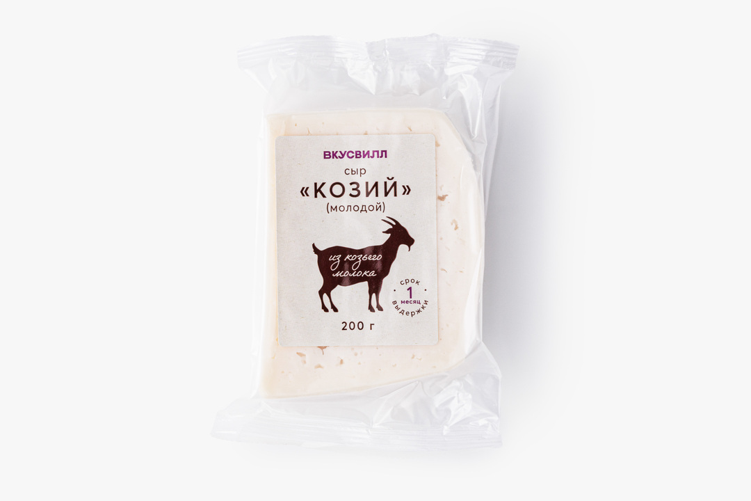 

Сыр Козий ВкусВилл молодой 200 г