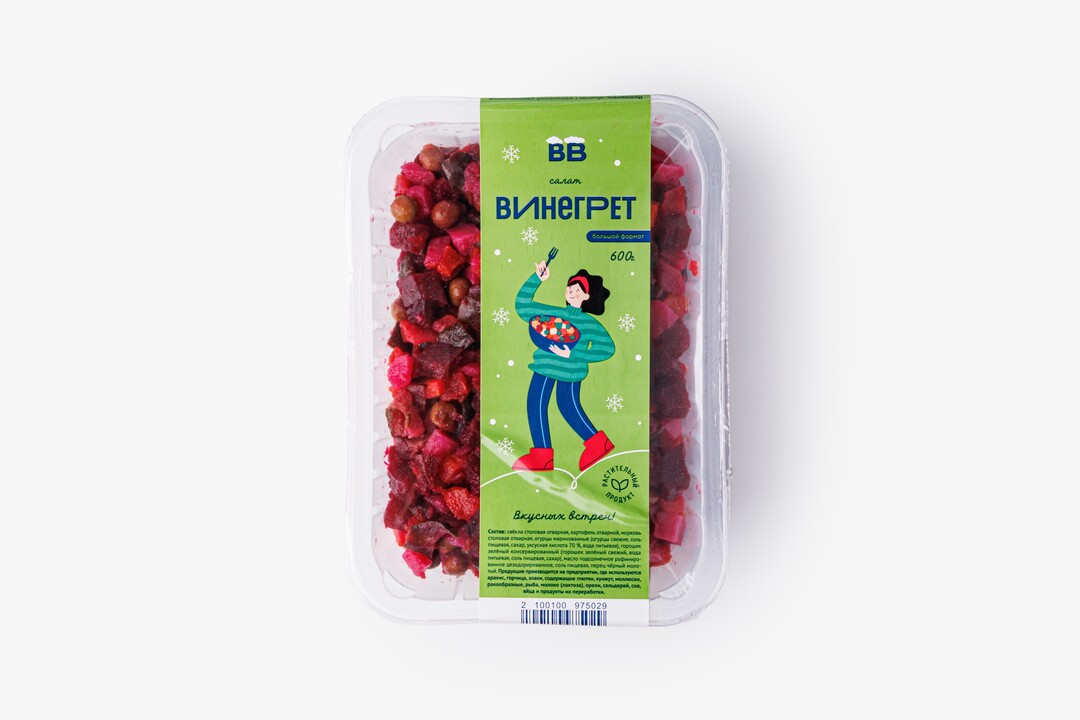 

Салат ВкусВилл Винегрет 600 г