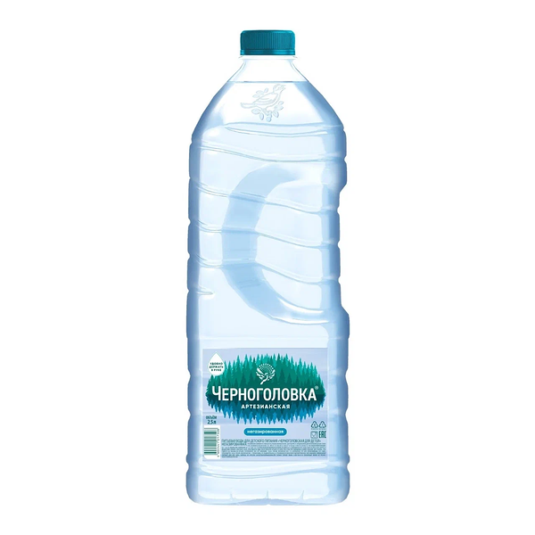 Вода артезианская Черноголовка негазированная, 2.5 л