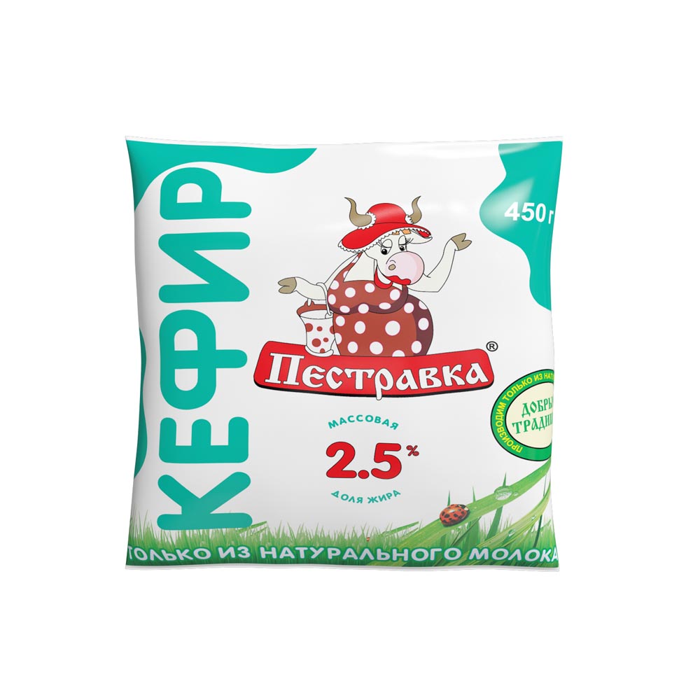 

Кефир Пестравка 2.5% 450 г