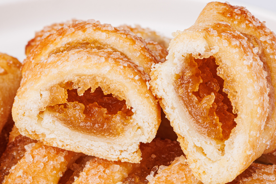 

Трубочки сдобные ВкусВилл с яблочным повидлом 150 г