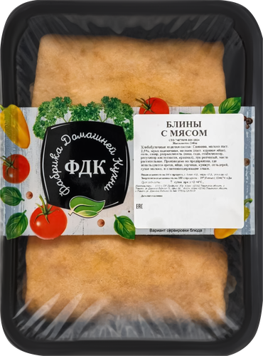 

Блины Фабрика домашней кухни с мясом 240 г