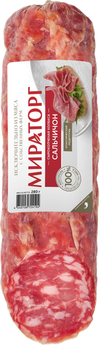 

Колбаса сырокопченая Мираторг Сальчичон 280 г
