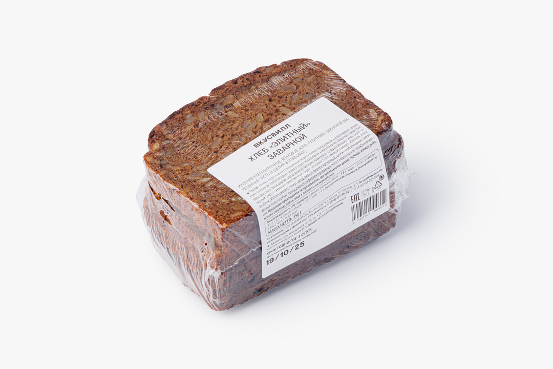 

Хлеб ВкусВилл Элитный заварной в нарезке 350 г