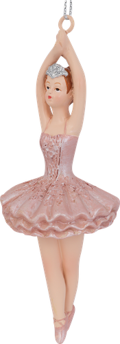 

Украшение елочное Homeclub Балерина 10 см дизайн в ассортименте