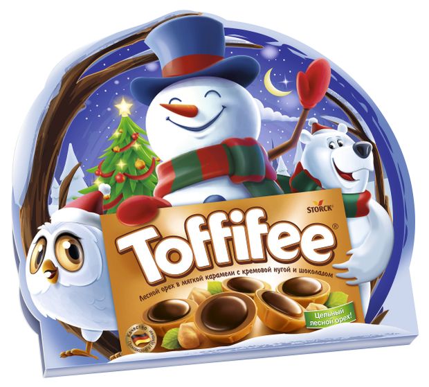 

Конфеты TOFFIFEE Санта с лесным орехом, 125г