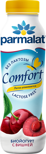 

Йогурт питьевой Parmalat Comfort безлактозный вишня 1.5% БЗМЖ 290 г