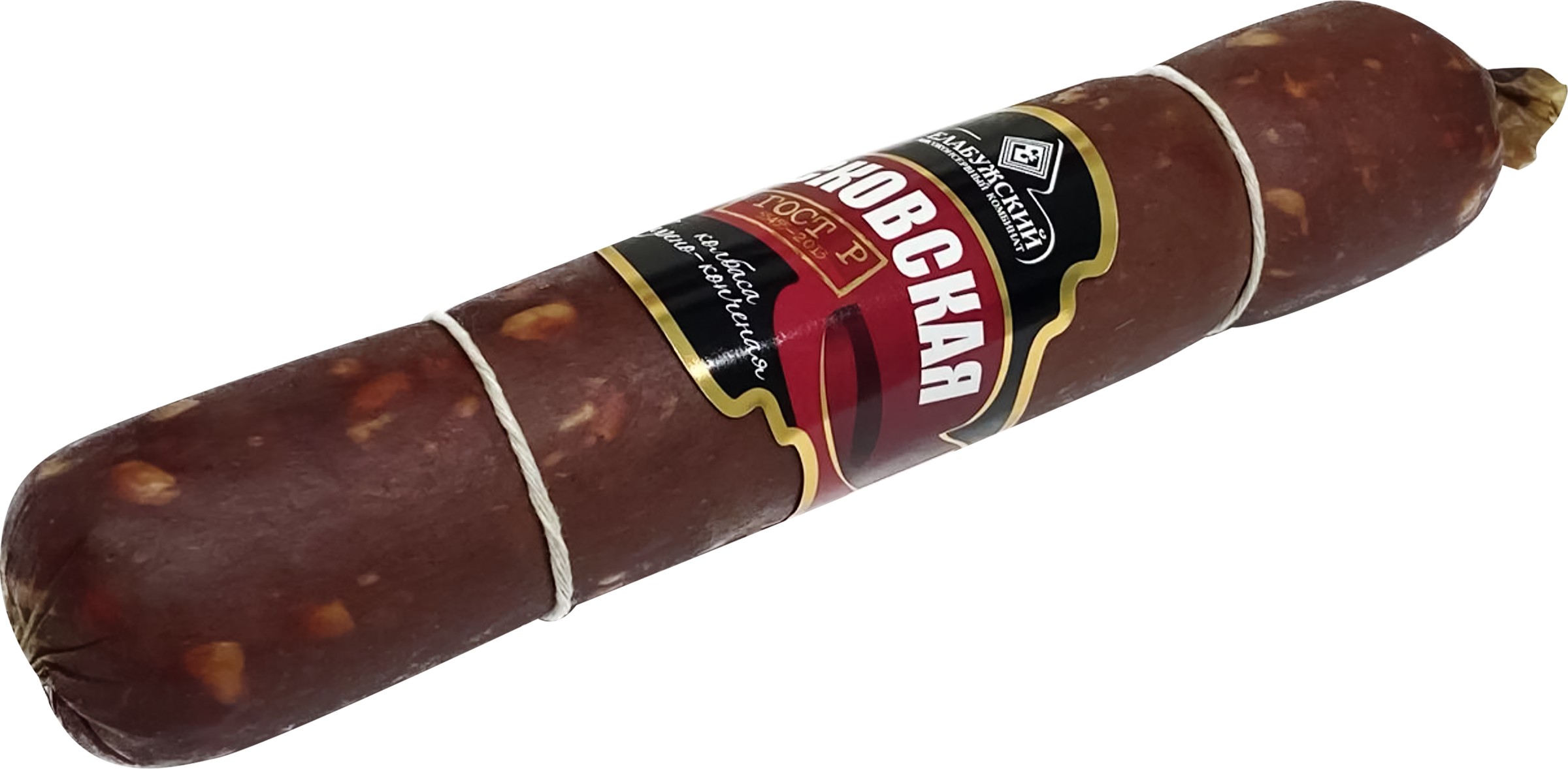 

Колбаса копчено-вареная Елабужский мясоконсервный комбинат Московская ГОСТ вес