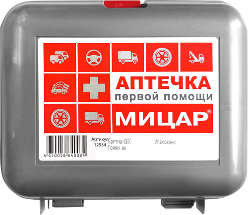 

Аптечка дорожная Мицар №2 футляр №5 17.5x15x7 см