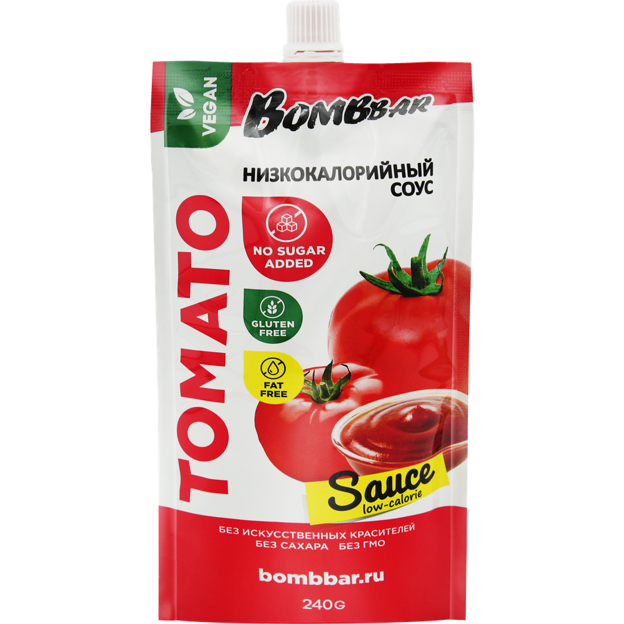

Соус BombBar низкокалорийный сладкий томат 240 г