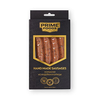 

Колбаски Prime Foods из индейки и курицы 250 г