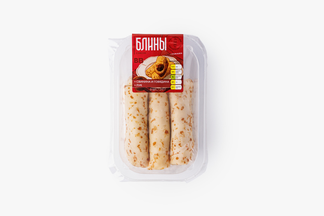 

Блины ВкусВилл с мясом 210 г