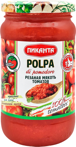 

Мякоть томатов Пиканта Polpa резаная 350 г