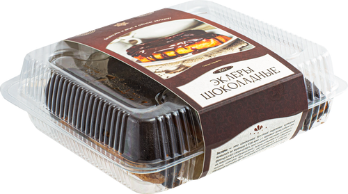 

Пирожное Домашняя еда от Кузьмича Эклеры Шоколадные 150 г