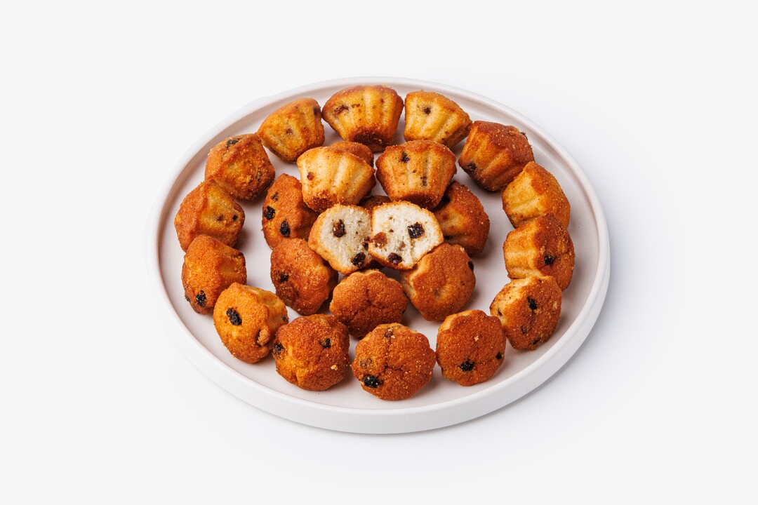 

Кексы-мини ванильно-сливочные с изюмом 300г