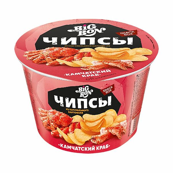 Чипсы картофельные, BigBon, 70 г, в ассортименте