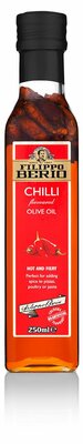 Масло оливковое Filippo Berio Первого холодного отжима (Extra Virgin olive oil) нерафинированное c перцем чили 250 мл