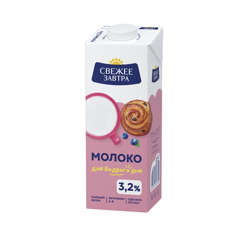 

Молоко ультрапастеризованное Свежее Завтра 3.2% 0.98 л