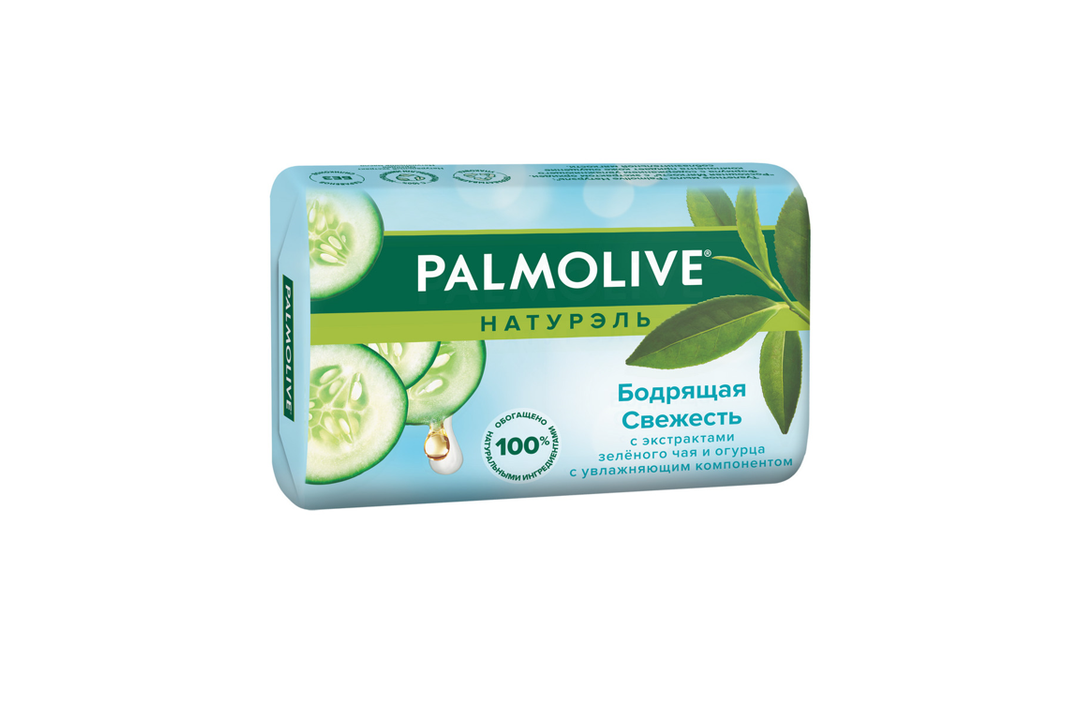 

Мыло Palmolive Натурэль Бодрящая свежесть с экстрактами зеленого чая и огурца 90 г