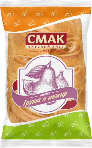 

Слойка Смак с грушей и инжиром 90 г